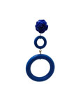 Pendientes de Flamenca Doble Aro para Mujer. Azul 12.397€ #50639RSAZ